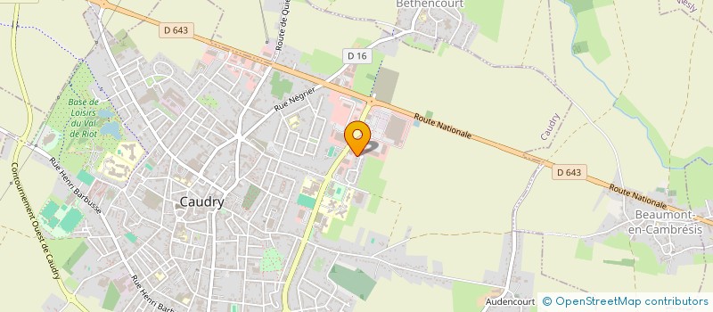 localisation de l'entreprise KD INVEST  CAUDRY