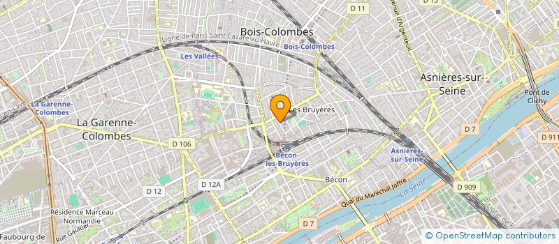 localisation de l'entreprise KD'LYNE CONSULTING  ASNIERES-SUR-SEINE