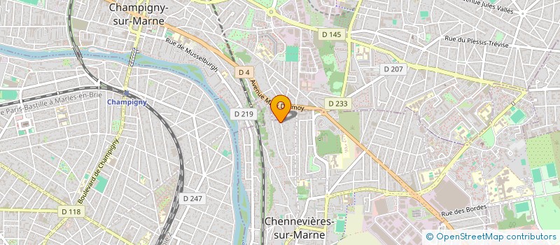 localisation de l'entreprise KD ONZE CONSULTING à CHENNEVIERES-SUR-MARNE