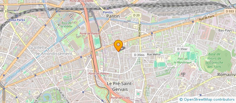 localisation de l'entreprise KD PANTIN  PANTIN