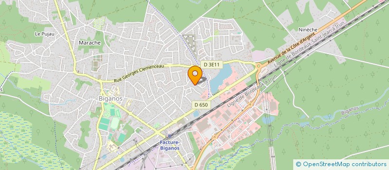 localisation de l'entreprise KD PISCINES  BIGANOS