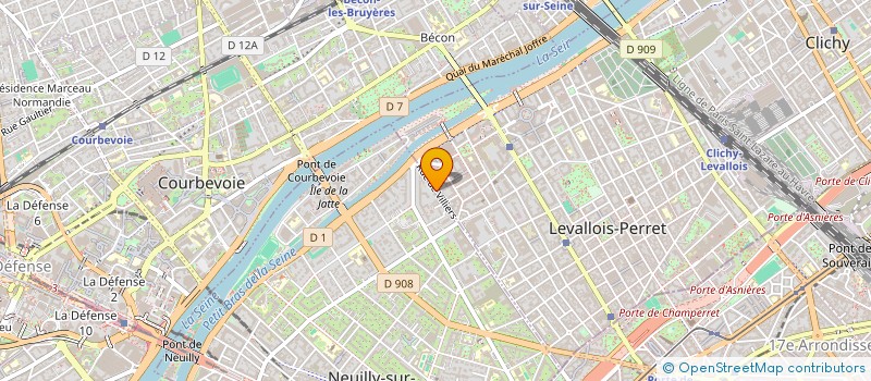 localisation de l'entreprise KD PRESTATIONS  NEUILLY-SUR-SEINE