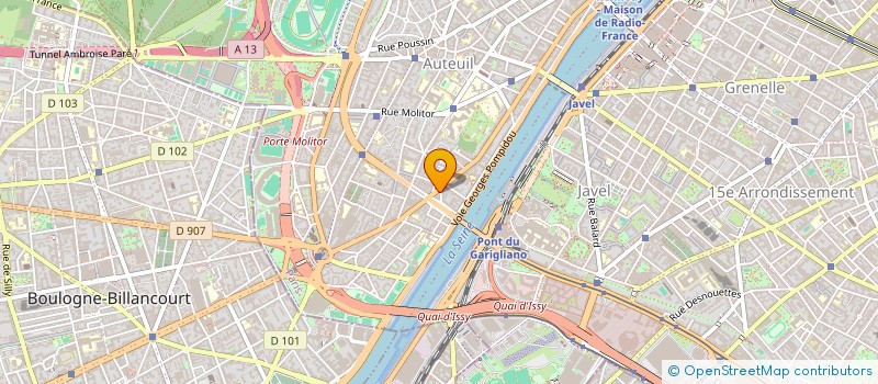 localisation de l'entreprise KD PROD  PARIS