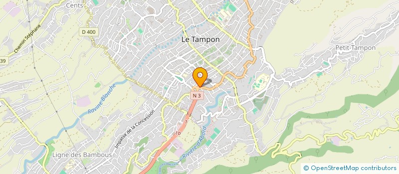 localisation de l'entreprise KD RENOV SARL à LE TAMPON
