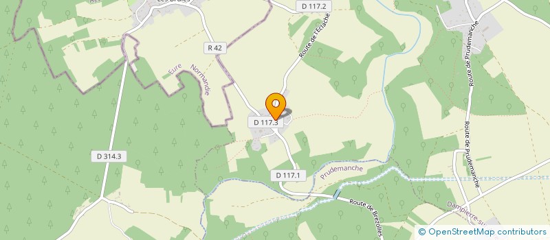 localisation de l'entreprise KD REPORTAGES à DAMPIERRE-SUR-AVRE