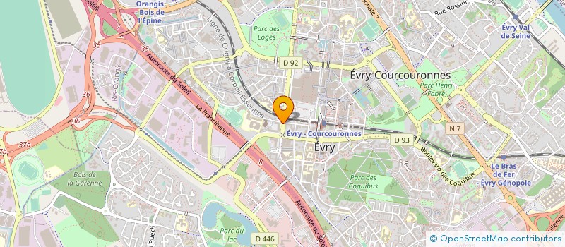 localisation de l'entreprise KD-SERVICES-BATIMENT à EVRY-COURCOURONNES