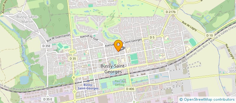 localisation de l'entreprise KD SOCCER CONSULTING à BUSSY-SAINT-GEORGES