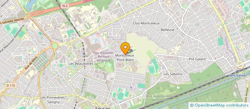 localisation de l'entreprise KD TRANSPORTS  SEVRAN