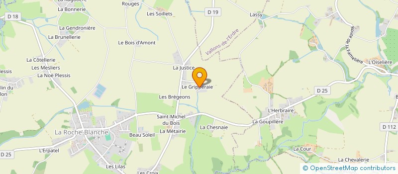 localisation de l'entreprise KD VAN & CAMP  LA ROCHE-BLANCHE