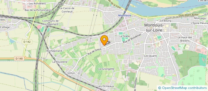 localisation de l'entreprise KD2O à MONTLOUIS-SUR-LOIRE