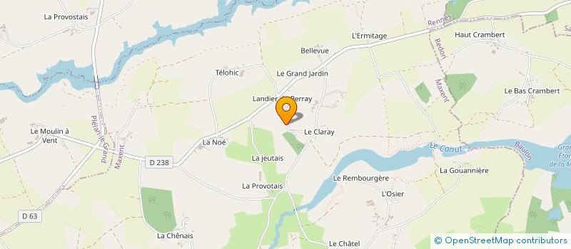 localisation de l'entreprise KD2P  MAXENT