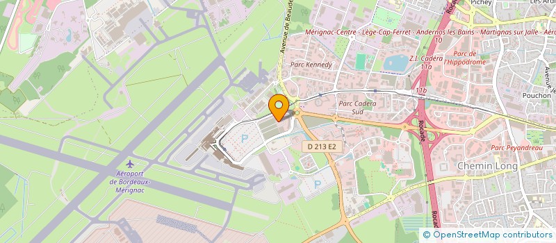 localisation de l'entreprise KD2V SIGNA & EVENTA à MERIGNAC
