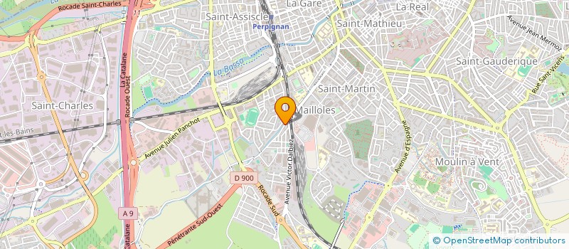 localisation de l'entreprise KDA à PERPIGNAN