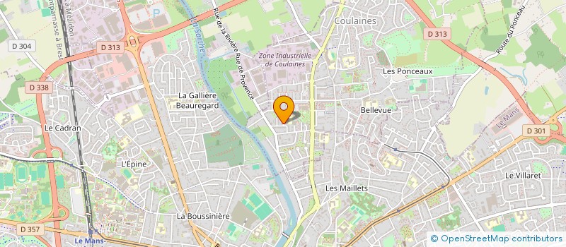 localisation de l'entreprise KDA  COULAINES