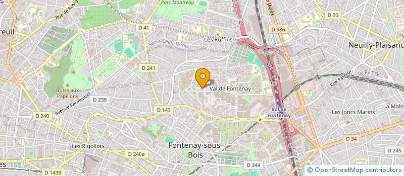 localisation de l'entreprise KDA SERVICES à FONTENAY-SOUS-BOIS