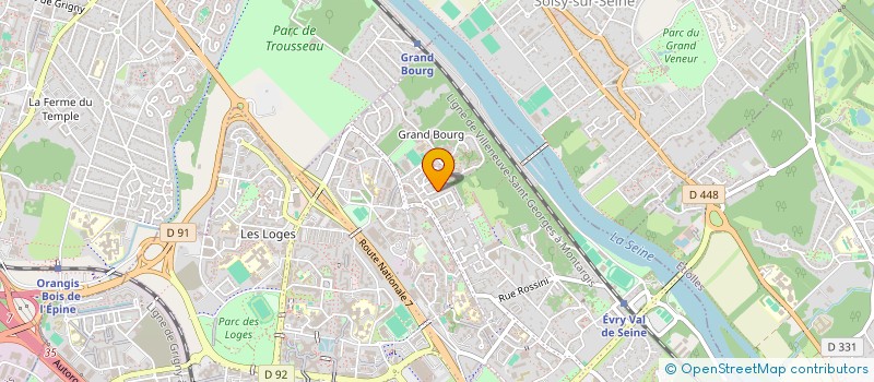 localisation de l'entreprise KDANCEFIT à EVRY-COURCOURONNES