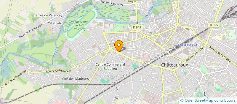 localisation de l'entreprise KDANSE à CHATEAUROUX
