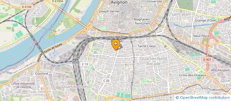 localisation de l'entreprise KDC à AVIGNON