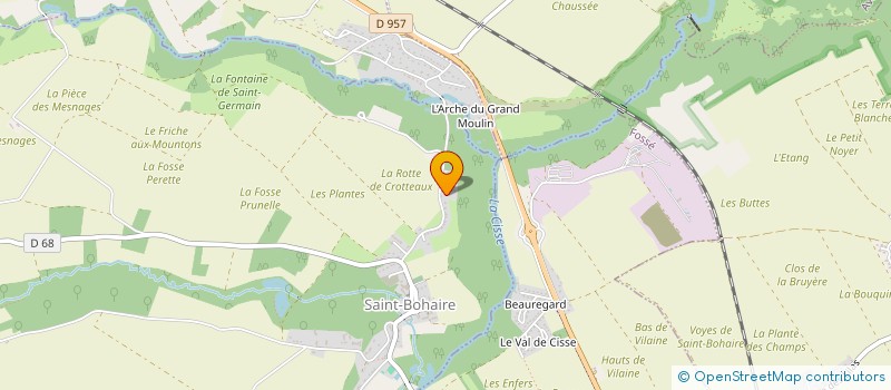 localisation de l'entreprise KDC à SAINT-BOHAIRE