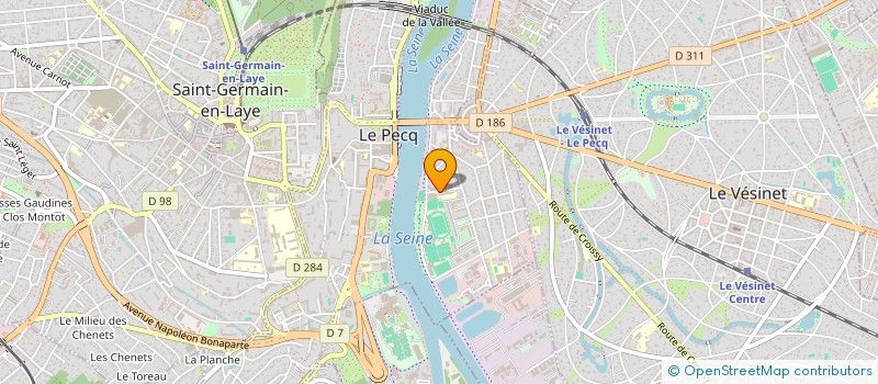 localisation de l'entreprise KDD-2  LE PECQ