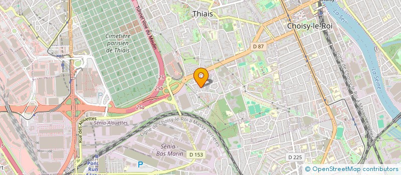 localisation de l'entreprise KDD à THIAIS