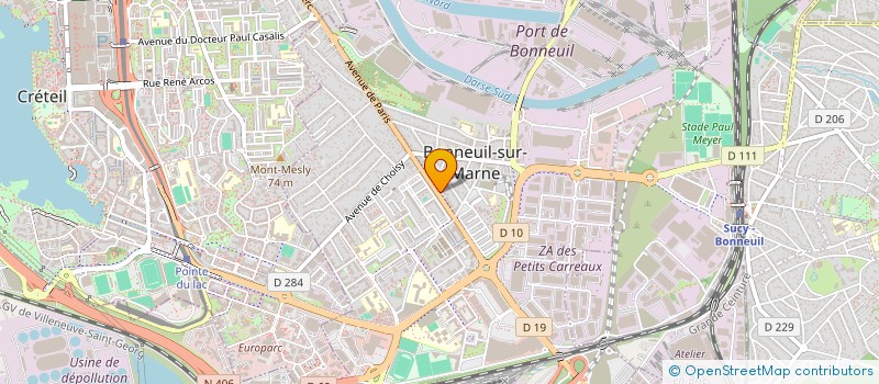 localisation de l'entreprise KDE à BONNEUIL-SUR-MARNE