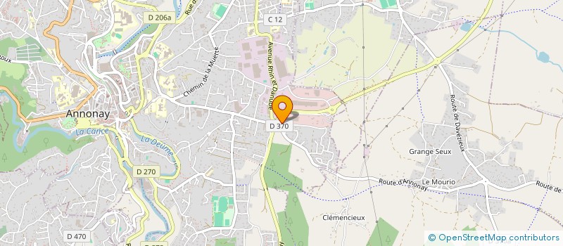 localisation de l'entreprise KDE à ANNONAY
