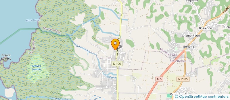 localisation de l'entreprise KDELISS  BAIE-MAHAULT