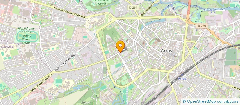 localisation de l'entreprise KDF à ARRAS