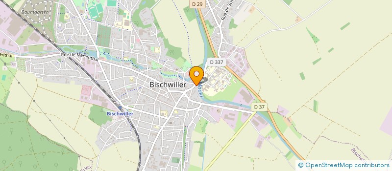 localisation de l'entreprise KDF  BISCHWILLER