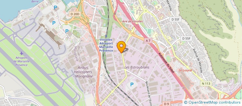 localisation de l'entreprise KDF à VITROLLES