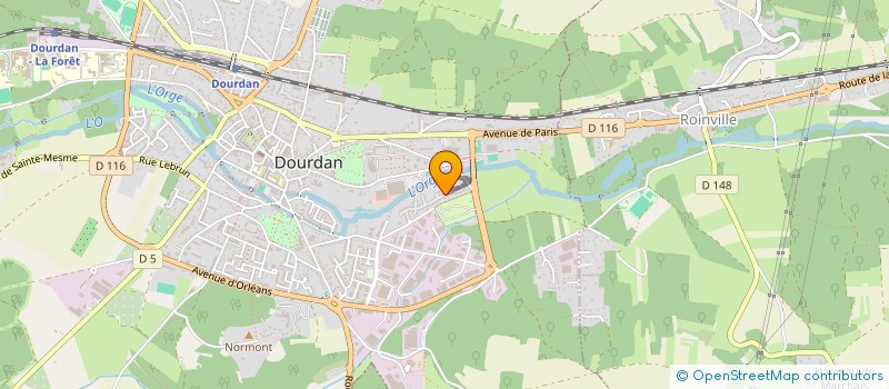 localisation de l'entreprise KDF  DOURDAN