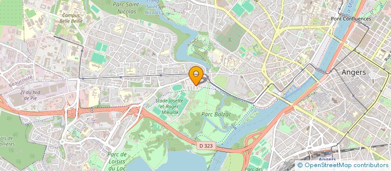 localisation de l'entreprise KDF PROD à ANGERS