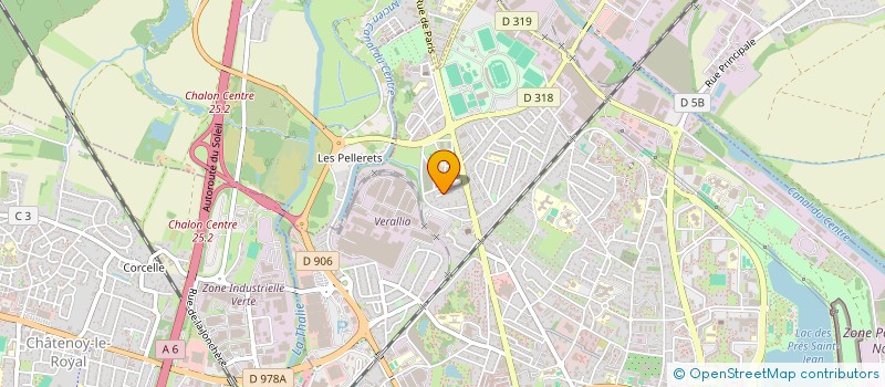 localisation de l'entreprise KDI à CHALON-SUR-SAONE