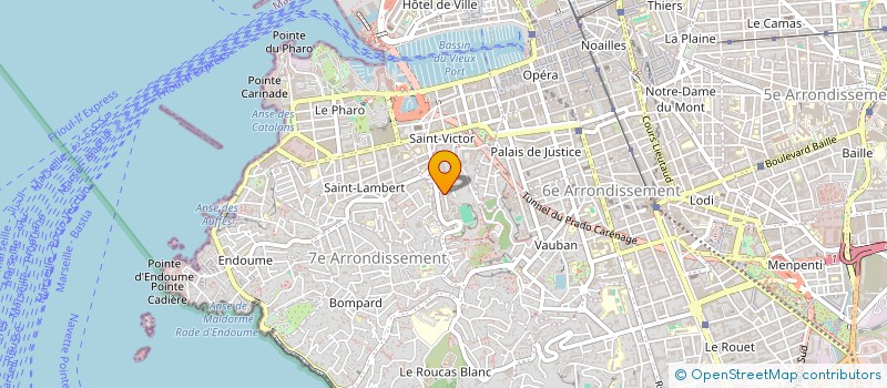 localisation de l'entreprise KDIS SAS à MARSEILLE 7