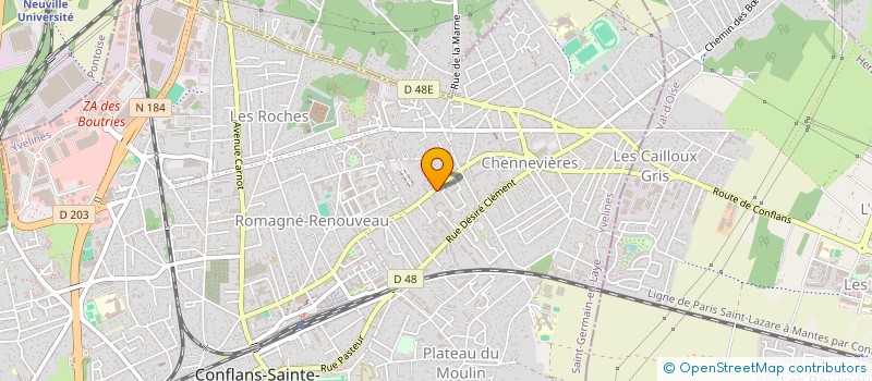 localisation de l'entreprise KDJ CONSEILS  CONFLANS-SAINTE-HONORINE