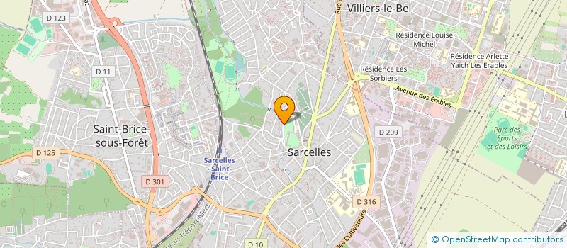 localisation de l'entreprise KDK ATHENA CORE  SARCELLES