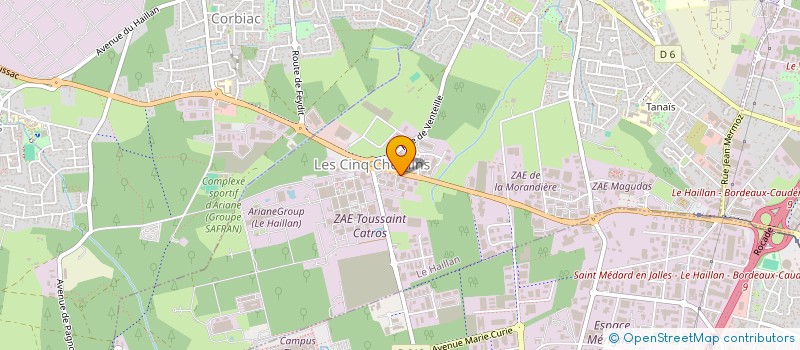 localisation de l'entreprise KDL  LE HAILLAN