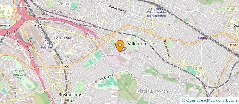 localisation de l'entreprise KDL DESTOCKAGE  VILLEMOMBLE