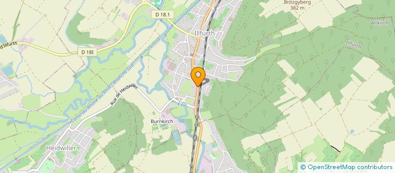 localisation de l'entreprise KDLI  ILLFURTH