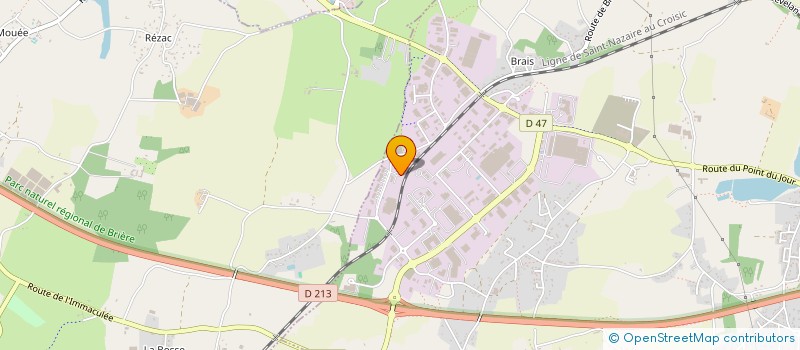 localisation de l'entreprise KDM à SAINT-NAZAIRE