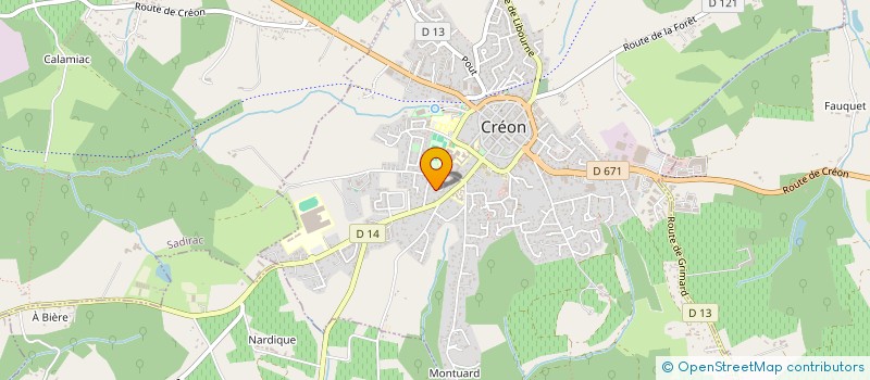 localisation de l'entreprise KDM INVEST R  CREON