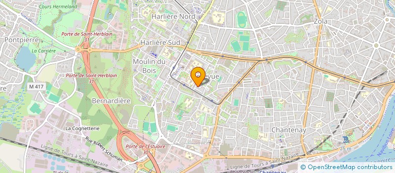 localisation de l'entreprise KDMA à NANTES