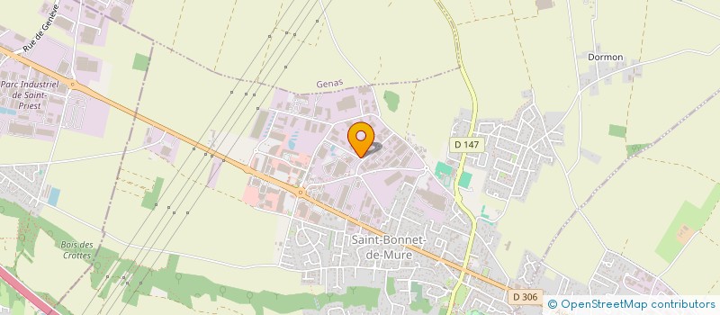 localisation de l'entreprise KDMAT  SAINT-BONNET-DE-MURE