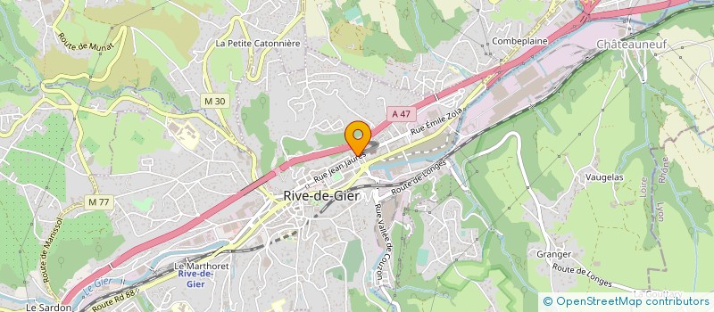 localisation de l'entreprise KDMR à RIVE-DE-GIER