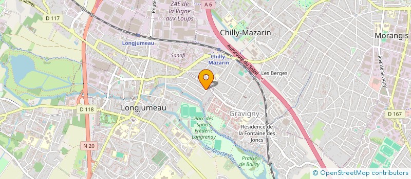 localisation de l'entreprise KDN GROUP à LONGJUMEAU