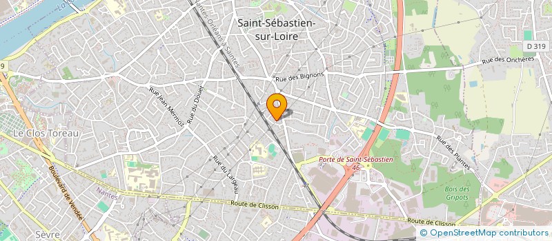 localisation de l'entreprise KDO à SAINT-SEBASTIEN-SUR-LOIRE