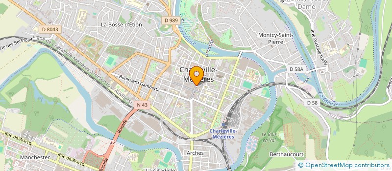 localisation de l'entreprise KDO CL à CHARLEVILLE-MEZIERES