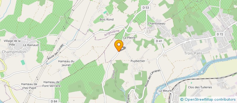 localisation de l'entreprise KDO2COM à TROIS-PALIS