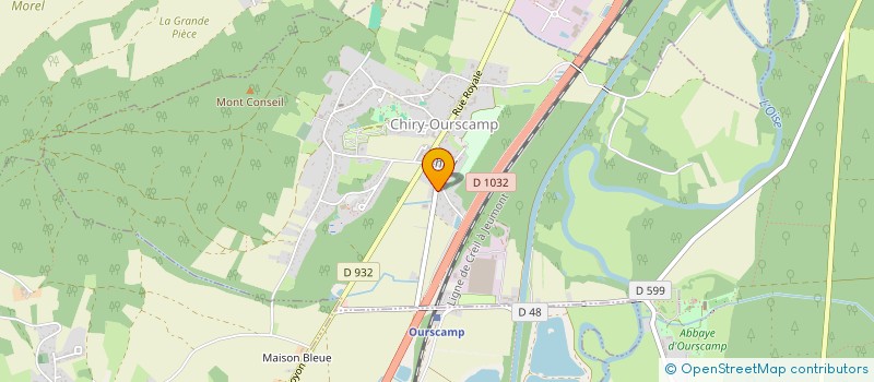 localisation de l'entreprise KDODECO  CHIRY-OURSCAMP